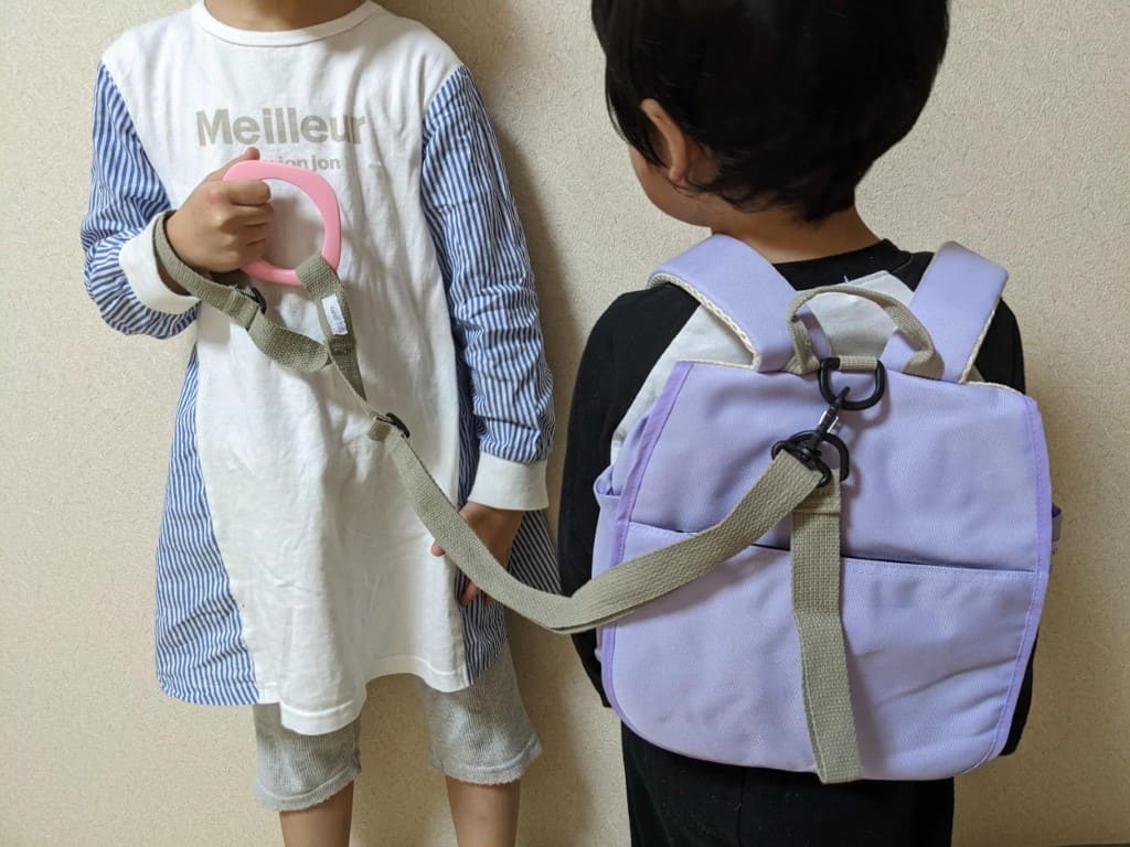 Haritiのハーネス付きベビーリュック　口コミ