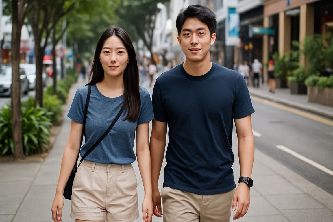 シンガポール 服装 男性