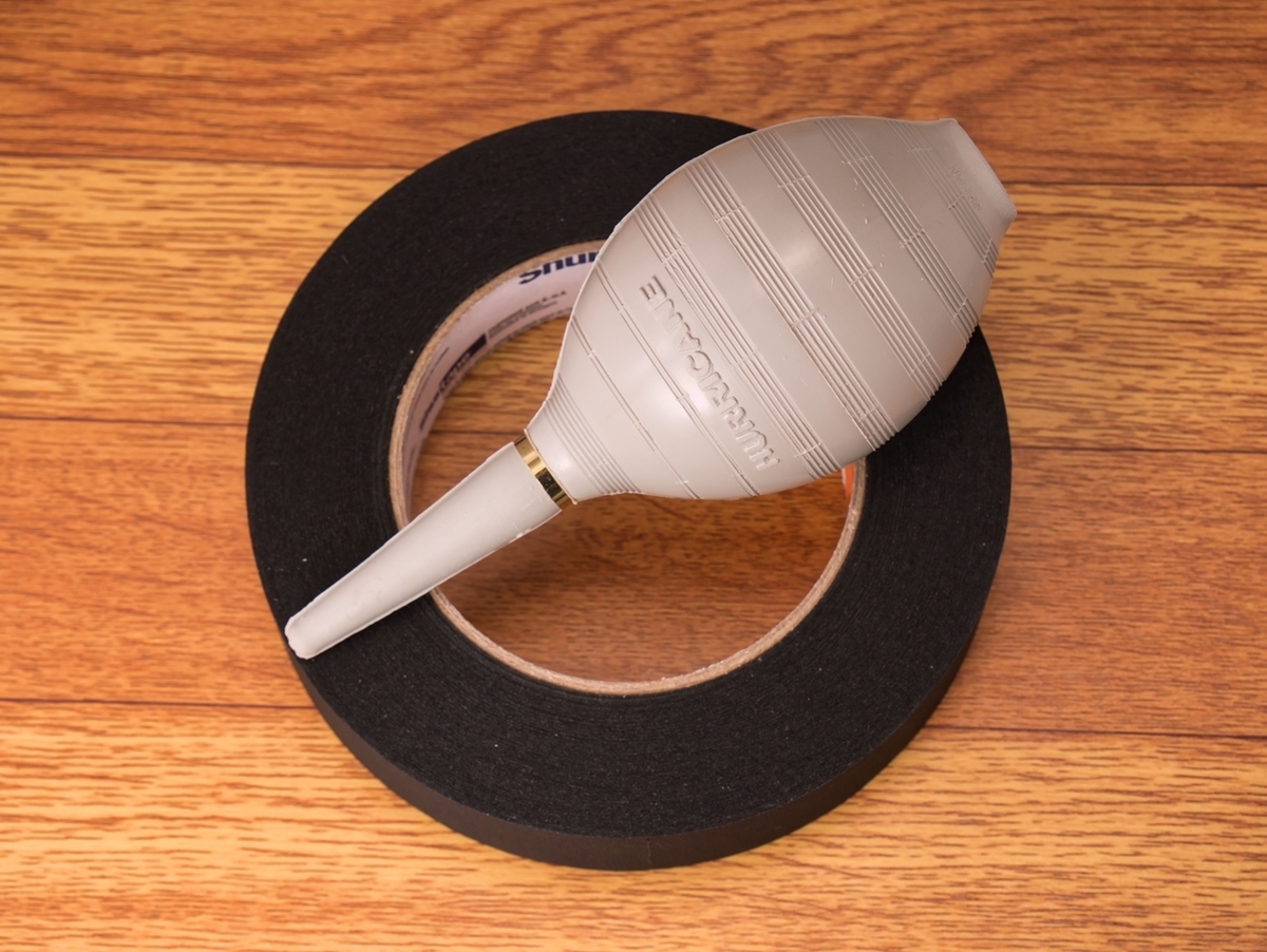 パーマセルテープ(シュアーテープ)の大きさを示す