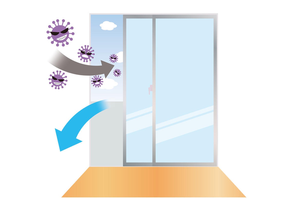 空気の入れ換えは健康にも大切