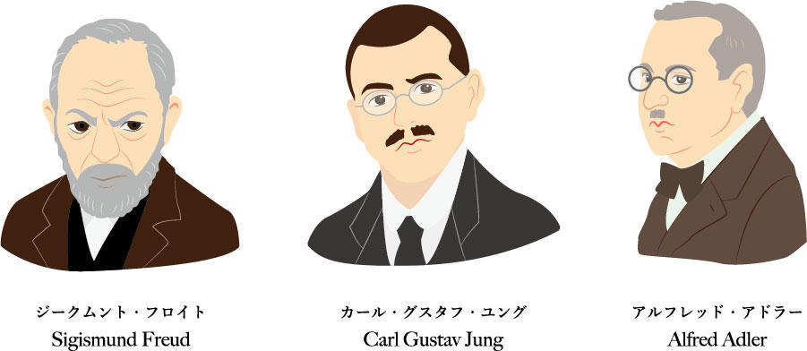 フロイト、ユング、アドラー