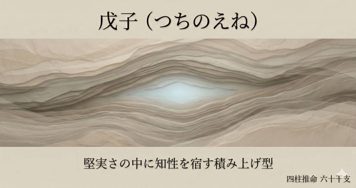 戊子(つちのえね)の性格と特徴|四柱推命・六十干支の堅実×知性タイプ