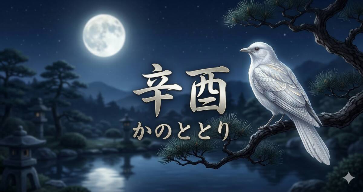 辛酉（かのととり）の性格を象徴するイメージ｜洗練された知性と完成度【四柱推命】