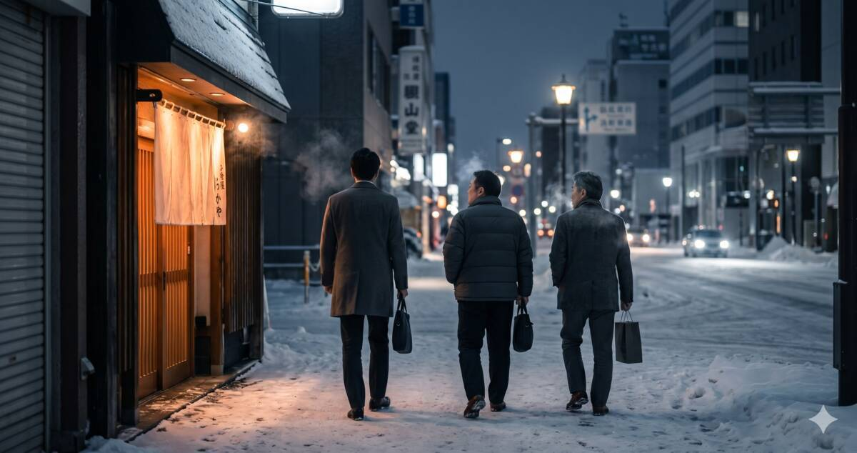 天赦日と一粒万倍日の夜に、札幌で再会した人との縁を感じるイメージ
