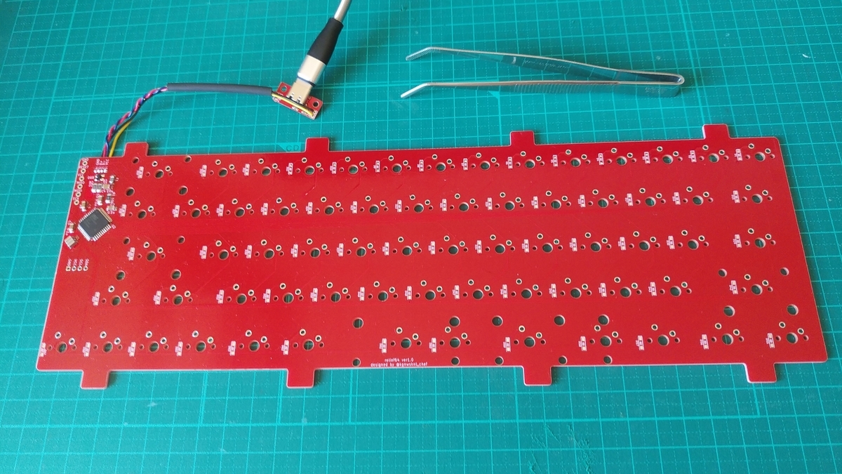 プレートレスPCBガスケットマウント自作キーボードの製作（3） 機嫌を損ねたシェフの気まぐれブログ