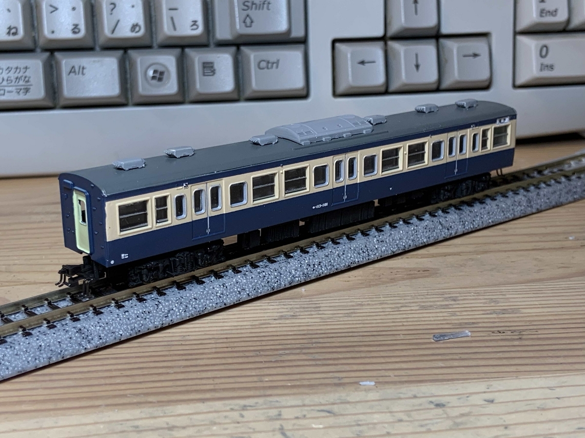 113系1000番台横須賀線付属編成の製作⑥ - スライム工房(新築)