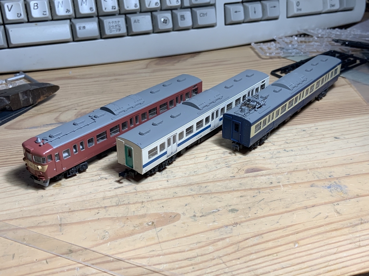 113系静岡車両区T編成の製作① - スライム工房(新築)