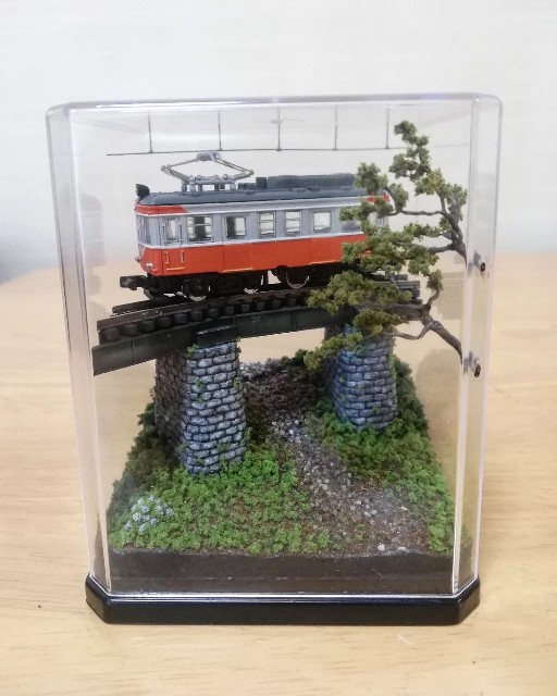 鉄道模型】コレクションケースのジオラマを作る！箱根登山鉄道編