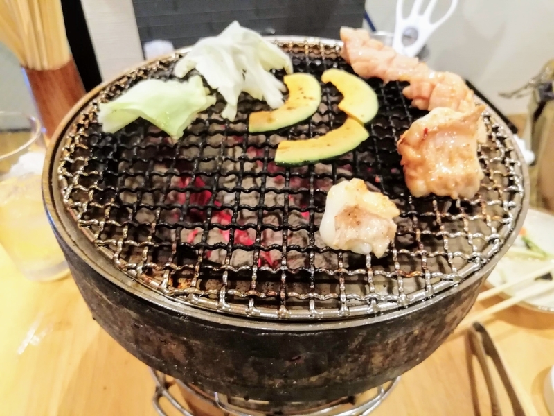 炭火七輪の大衆焼肉 手頃な価格で楽しめる 炭火庵 犇き堂 ひしめきどう 磨屋町 きび六