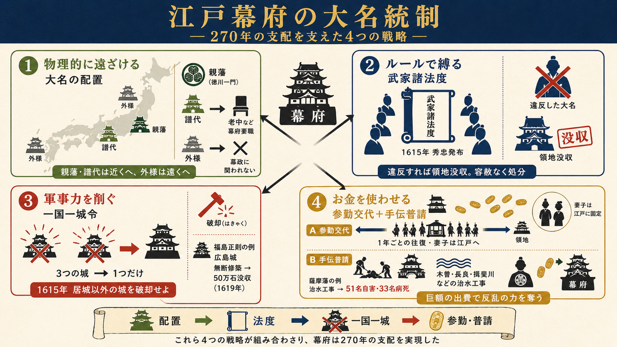 幕府は日本最大の「藩」だった?幕藩体制のしくみを基礎から解説【日本