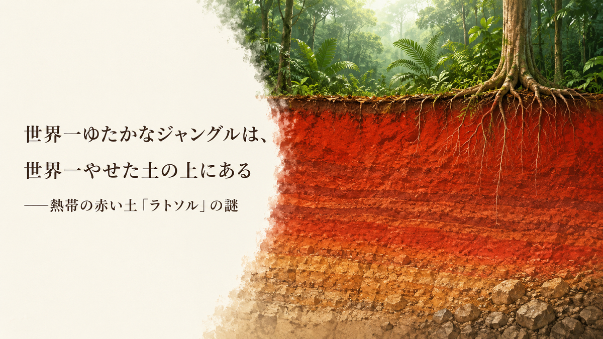 ラトソルとは?なぜ赤い・なぜやせる|熱帯の赤い土の謎を解説 - 函館在住の元予備校講師のブログ:歴史・古典・政治経済をやさしく解説