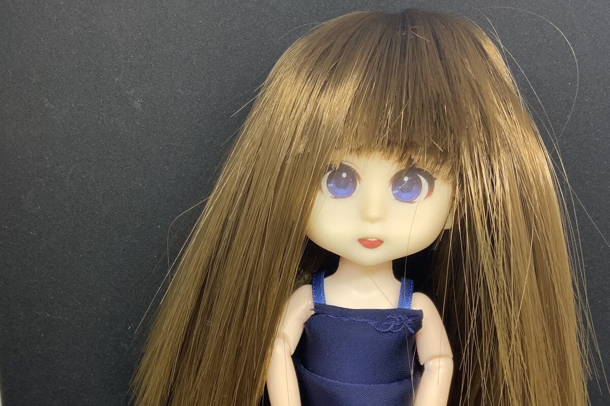 セリア ドル活】初心者が難易度が高いドールウイッグ作りに挑戦
