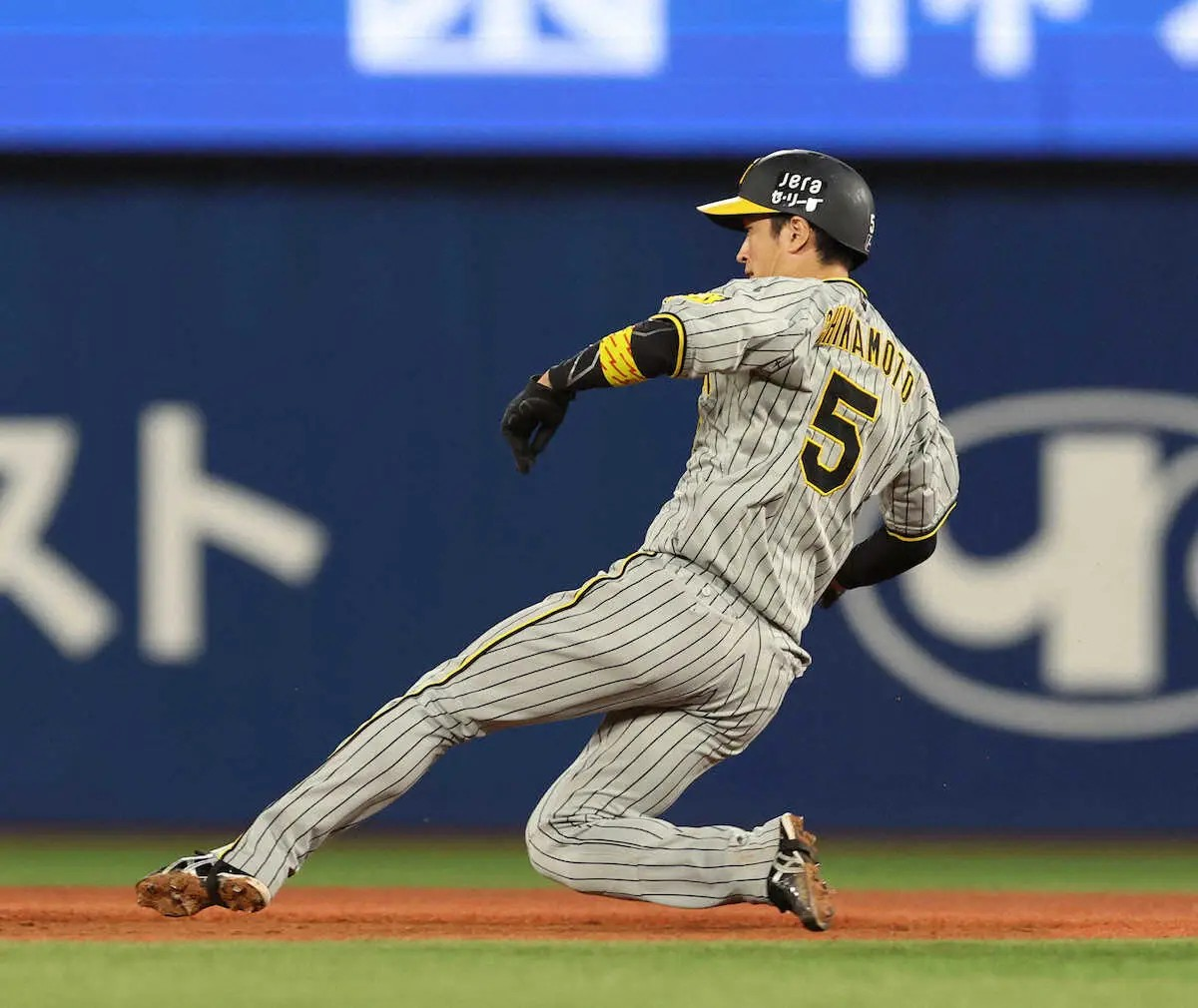 近本光司　ユニフォーム　ビジター　Lサイズ　阪神 Lサイズ近本光司 阪神タイガース ユニフォーム ビジター 2023年〜2024