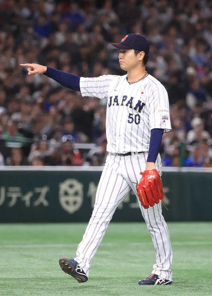 【即発送】 侍ジャパン　阪神　森下#1 レプリカユニフォーム Ｌ　プレミア12 阪神タイガース 森下翔太 チャンピオンレプリカユニフォームL 侍ジャパン