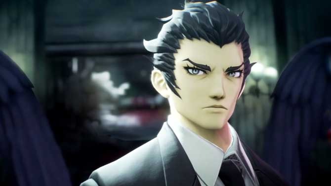 真・女神転生Ｖ Vengeance 　主人公　越水ハヤオ　宵ノ装 越水ハヤオ ゲームシーン動画】真女神転生V キャラクター総集編