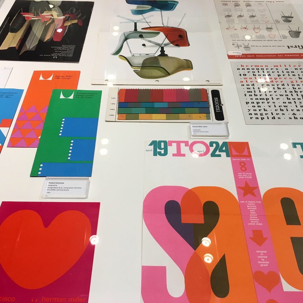 ハーマンミラー「A Way of Living」展示の様子
