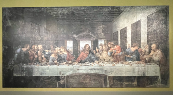 レオナルド・ダ・ヴィンチの「最後の晩餐」修復前