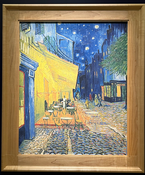 ゴッホ「夜のカフェテラス」
