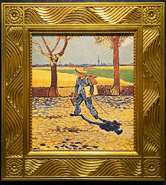 ゴッホ「タラスコンへの道を行く画家」