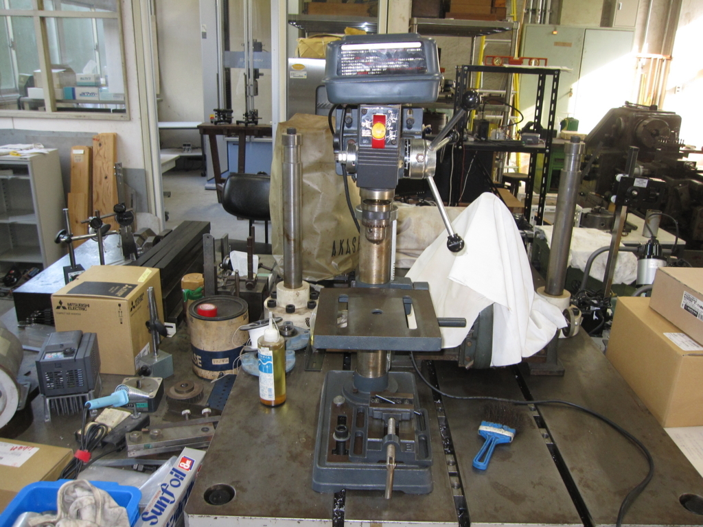 設備紹介(ボール盤) 趣味で機械工作