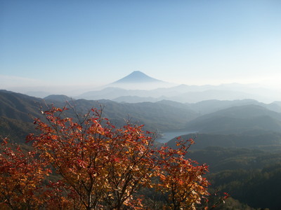 紅葉の富士山