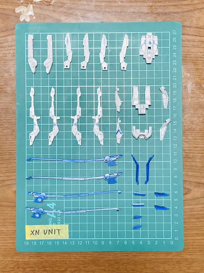 ウェザリング ウォッシング9 XN UNIT ＃54 - ガンプラ製作 --できる