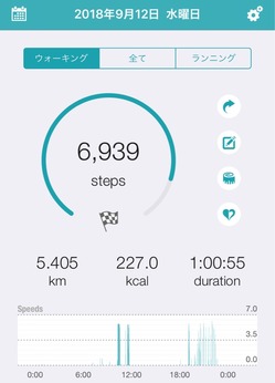 万歩計ウォーキング