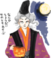 はてなハイカーさん、ハロウィーン近いしハロウィーンっ子のイラスト