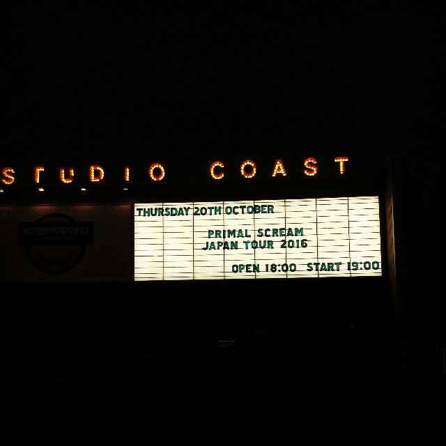 PRIMAL SCREAM Live in Japan (10/20) - 吉良 吉陰の奇妙な音楽日記