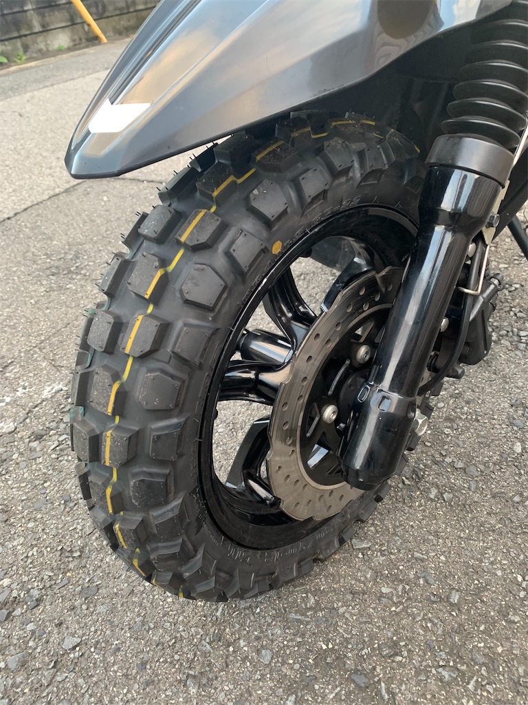 バイクのタイヤ交換致します！ヤマハ BW'S125 リアタイヤ　130/70-12 Bw's125のタイヤ交換するぞ - ばいくがいちばん