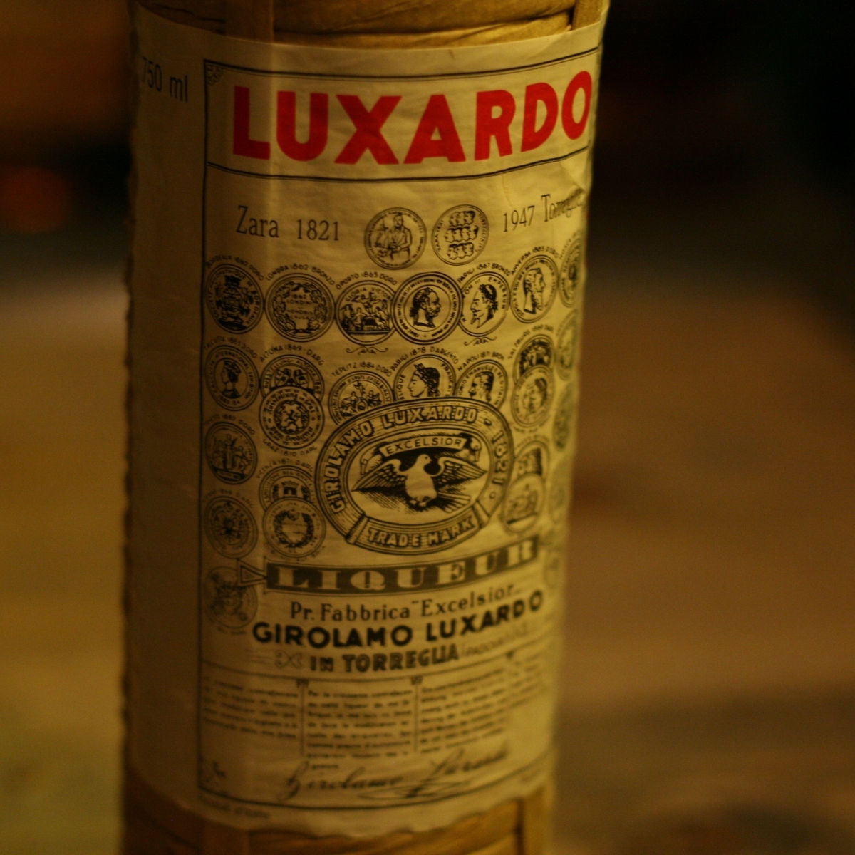 ルクサルド　マラスキーノ　200周年記念ボトル ルクサルド マラスキーノ』マラスキーノの始祖。 - K's MENU Note