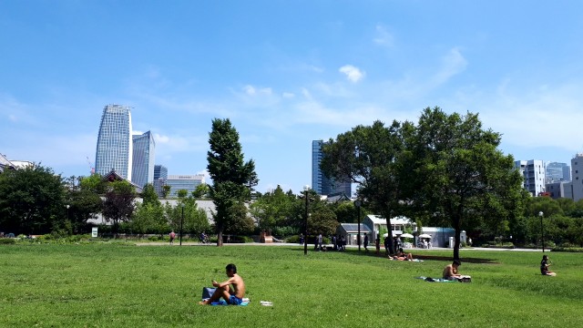 聖地巡礼 天気の子 東京都 芝公園 銀座 秋葉原 気ままにダンス