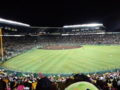 甲子園。雨もあがった！今日こそ勝ーつ(^O^)