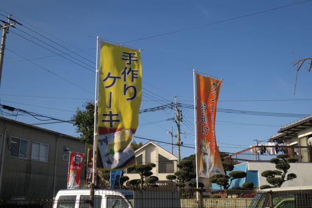 古民家保護猫カフェ　Cafe Gatto目印