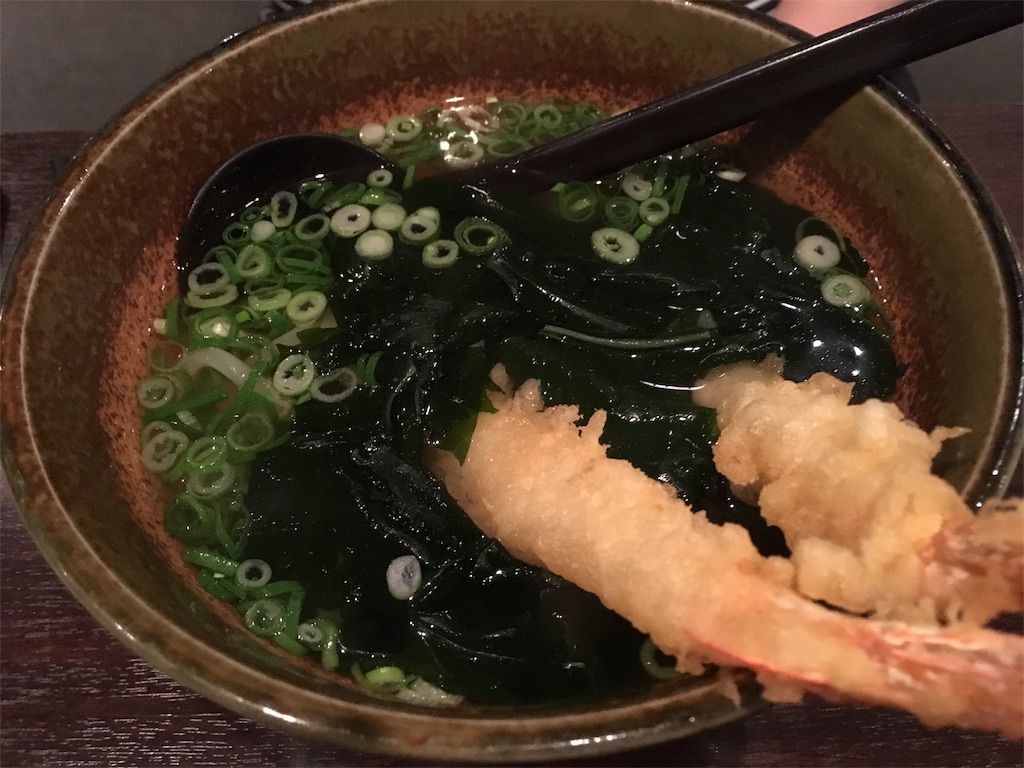 海老天うどん
