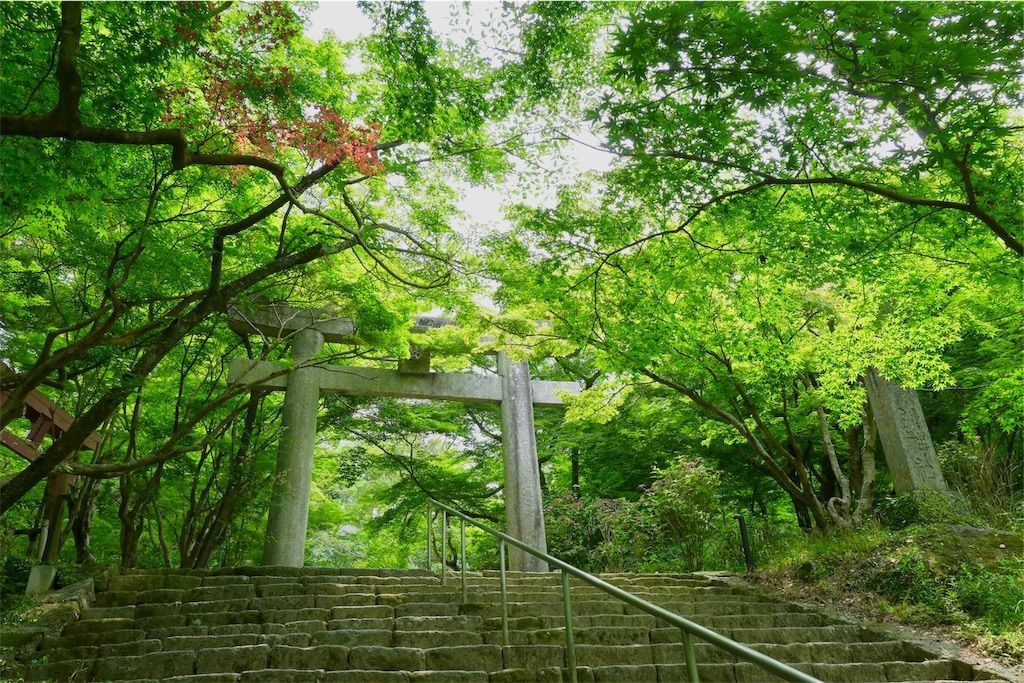 f:id:kimaya:20190624125123j:image 竈門神社の鳥居