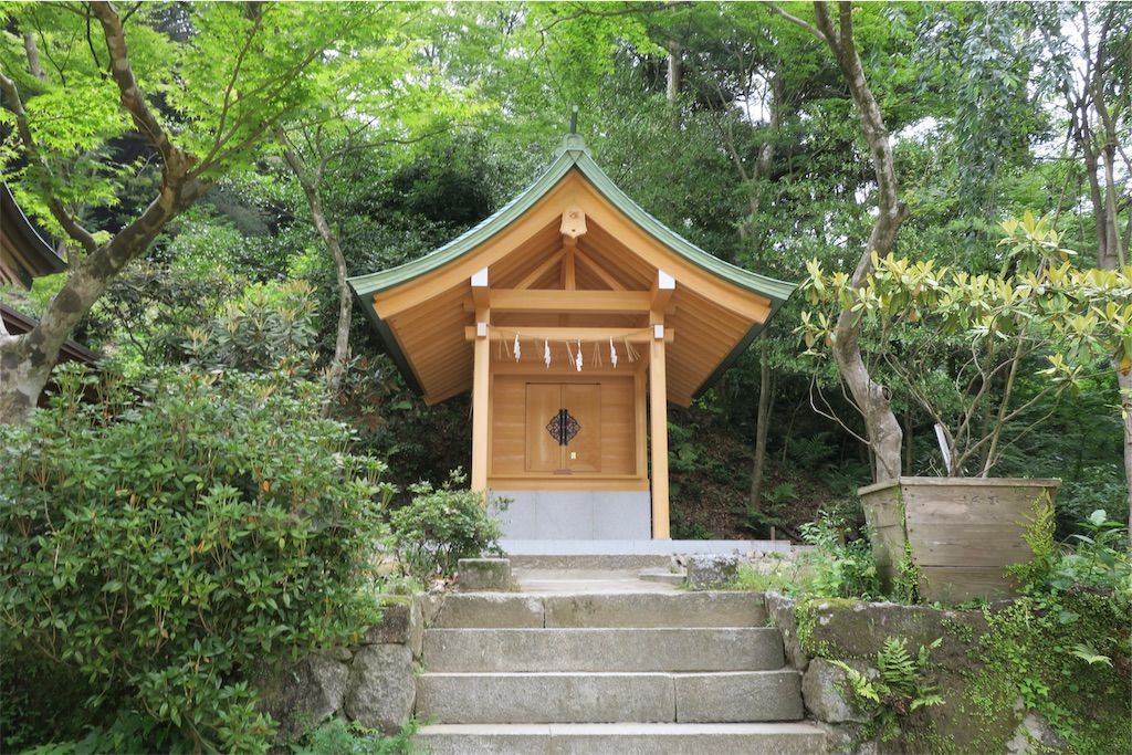 f:id:kimaya:20190624125127j:image 竈門神社境内