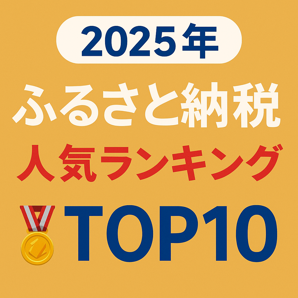 2025年最新版｜ふるさと納税の人気返礼品ランキングTOP10【楽天高評価・還元率◎】