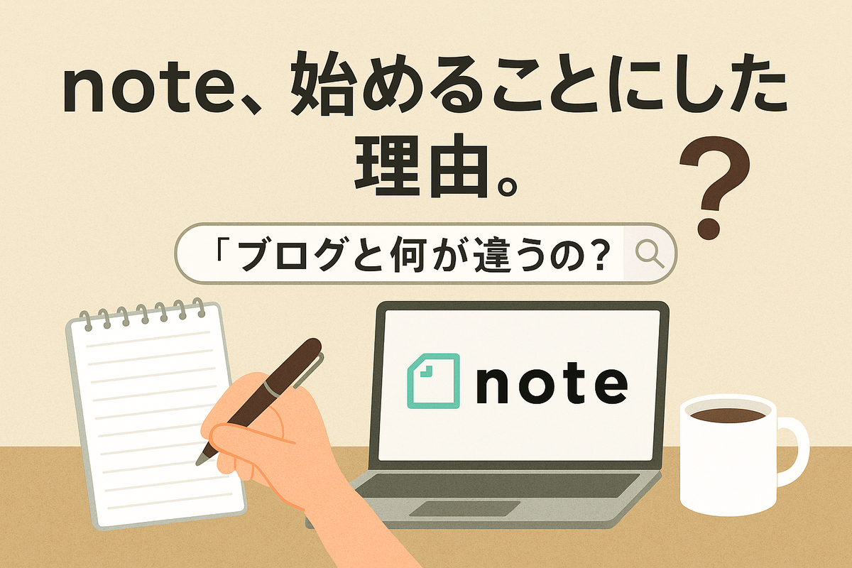 noteについて気になったことを、自分の視点で整理してみた記事です。