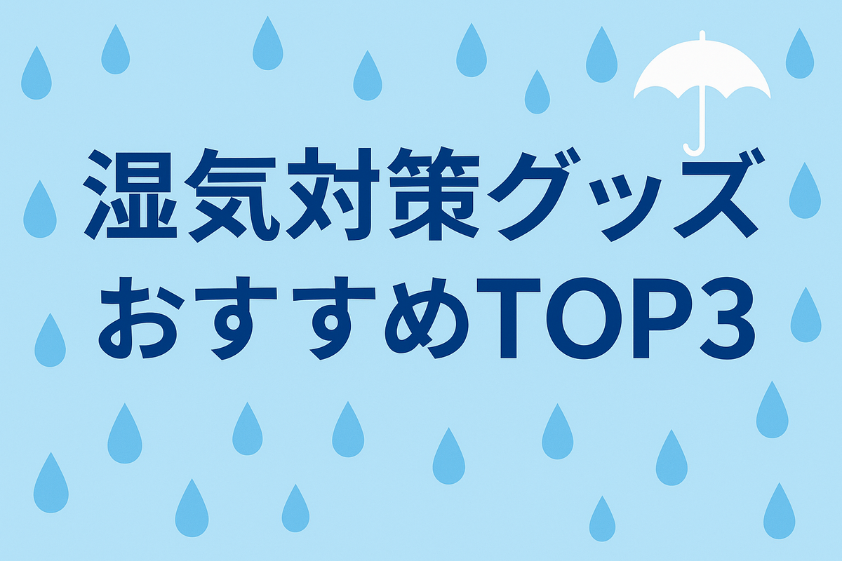 湿気対策グッズおすすめTOP5｜部屋干し・カビ・臭いを防ぐ！