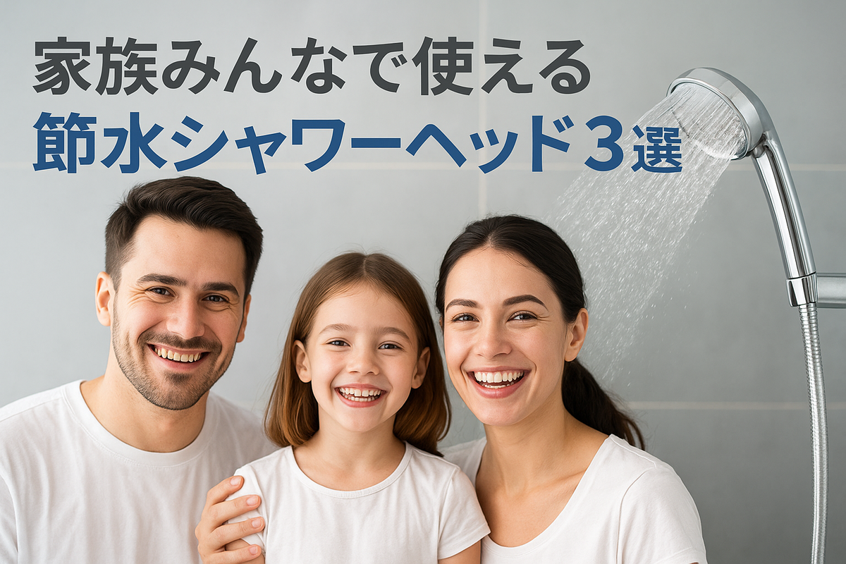 💧家族みんなで節水＆快適シャワー！ おすすめの節水シャワーヘッド3選を徹底紹介✨