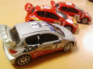 プジョー206 WRC シルバー：マジョレット - Notebook :: Hibi no Note