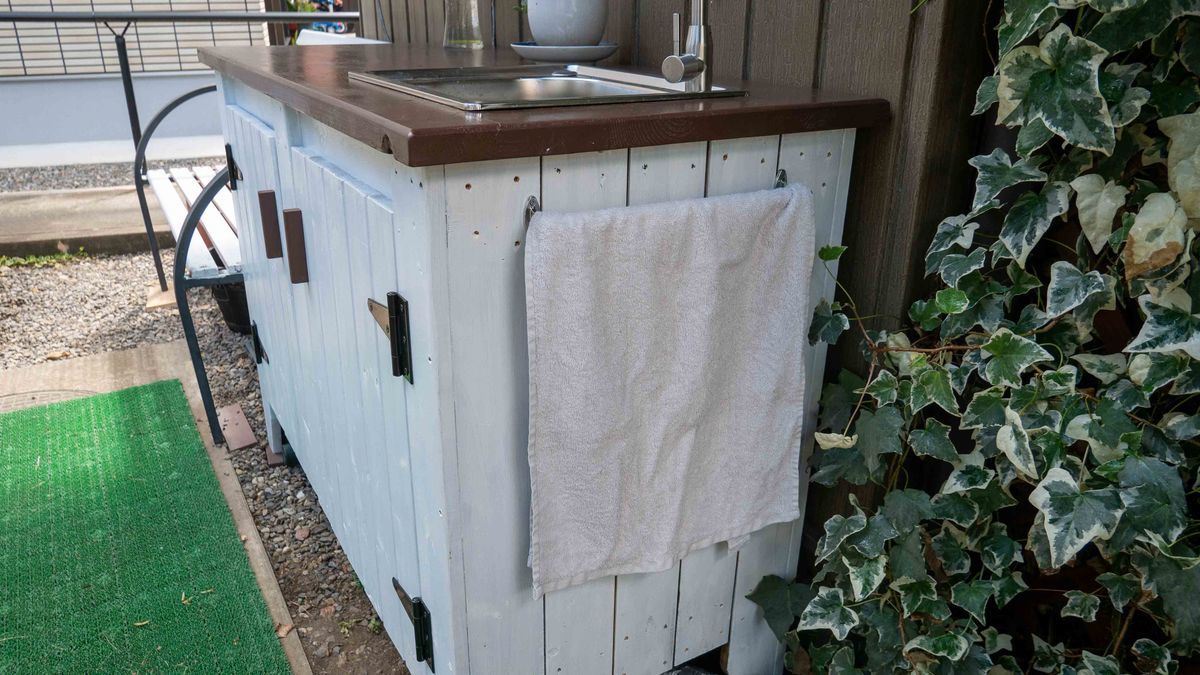 Diy ガーデンシンクにオススメのステンレス製タオル掛け Kimpa Life キンパライフ Diy ガーデンシンクにオススメのステンレス製タオル掛け Kimpa Life キンパライフ