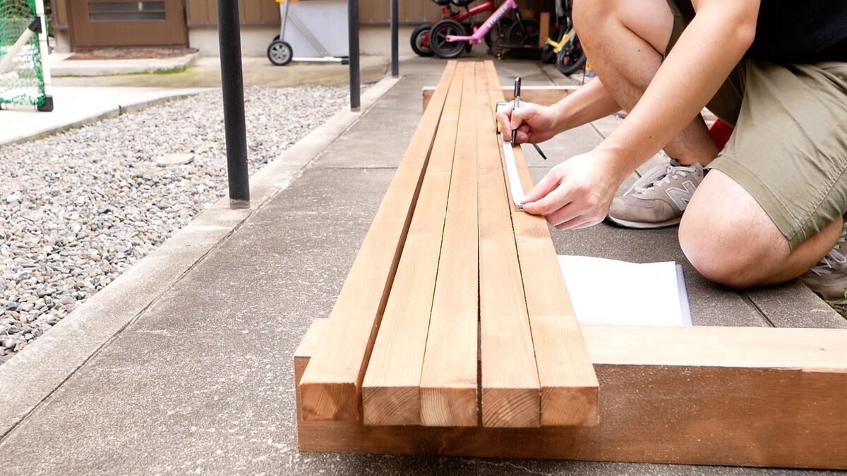 DIY】ウッドデッキに屋根つけた7 〜垂木取り付け編〜 - Kimpa Life