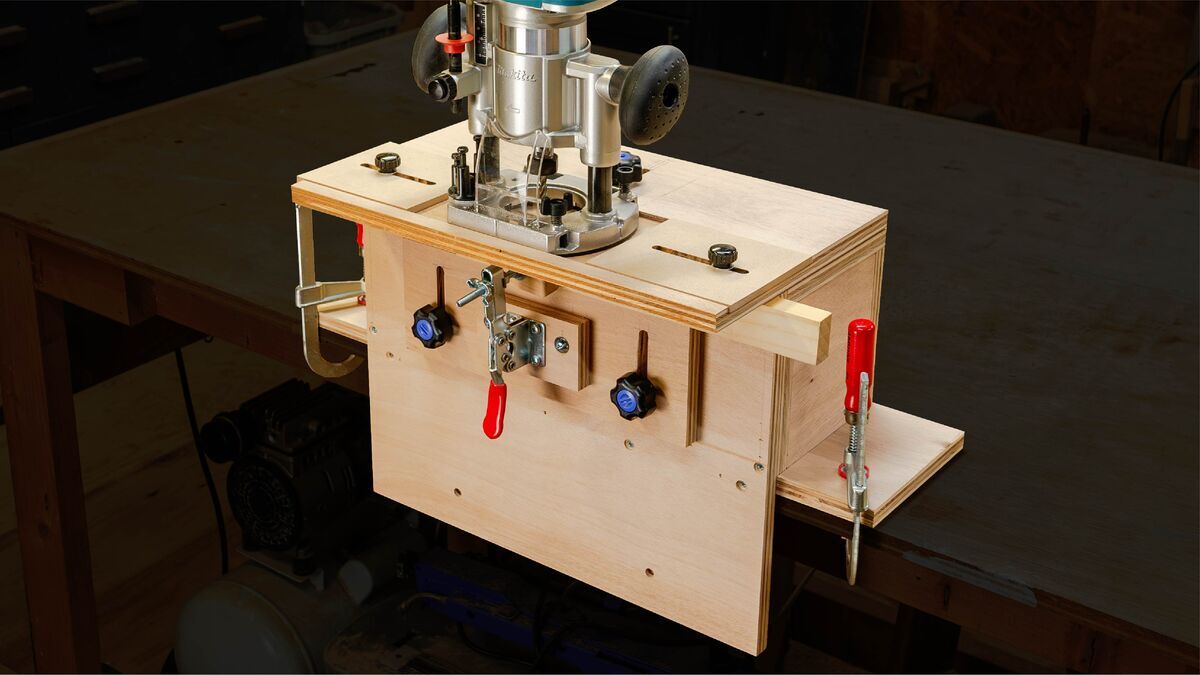 DIY】トリマー活用！ホゾ穴加工が簡単になるホゾ穴治具の作り方
