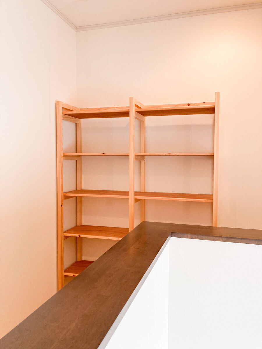 オープンラック製作!階段付近のデットスペースをフル活用 - Kimpa オープンラック製作!階段付近のデットスペースをフル活用 - Kimpa