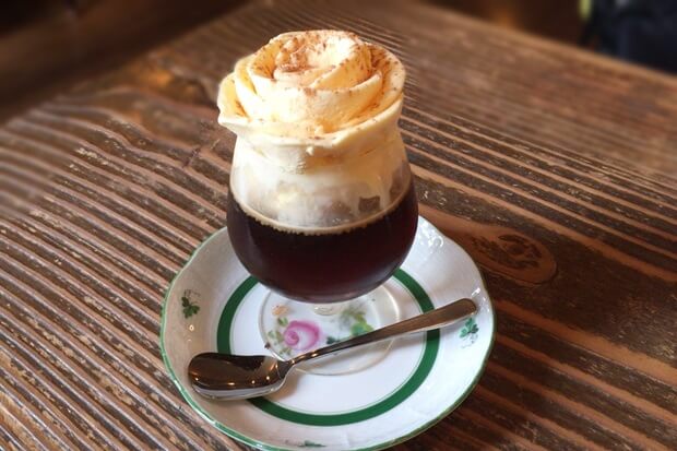 真戸運永薔薇コーヒーゼリー