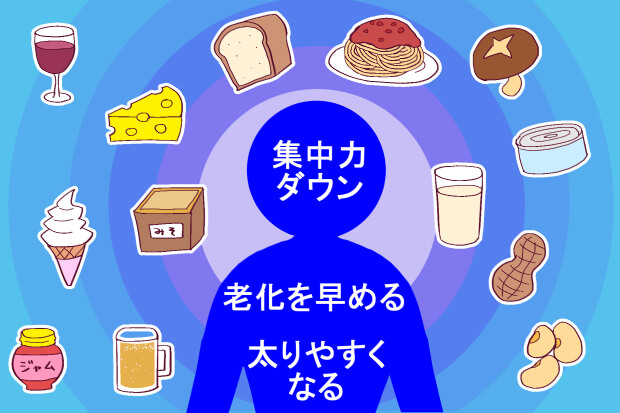 バターコーヒーのハイリスクな食材