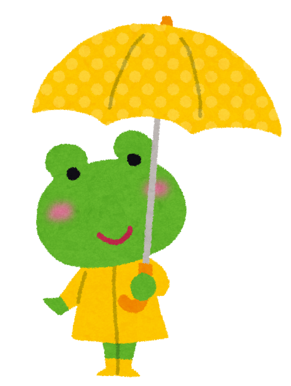 カエル 梅雨