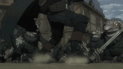 ベルセルク 18話 19話 トロールやオーグルvsガッツ 豚のメモ帳